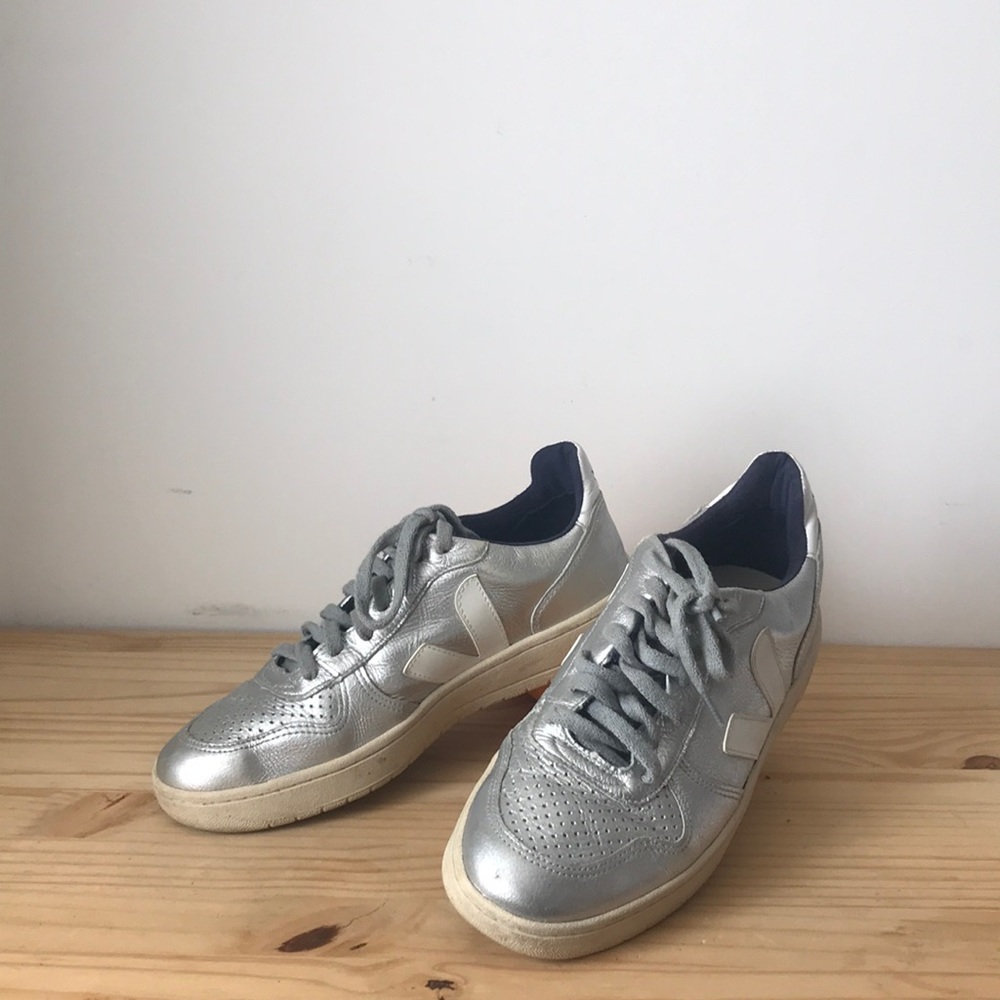 Veja silver sneakers